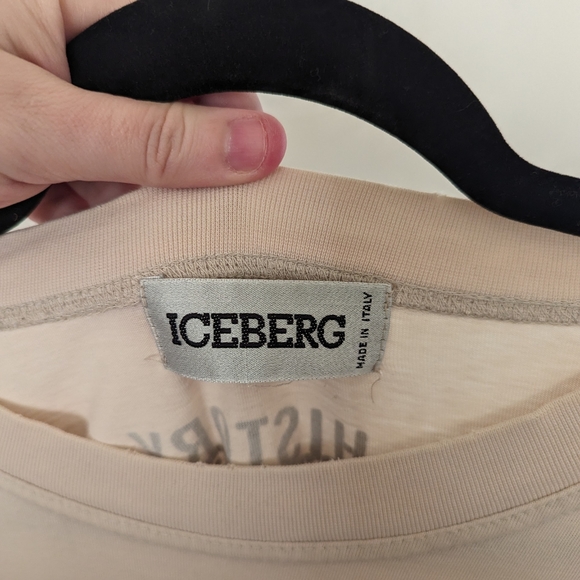 TRUE VINTAGE Iceberg History Bart Simpson Oversize Shirt - Cream - Fits Like XXL - Picture 5 of 9